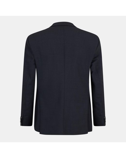 Boss Blue Single-Breasted Blazer for men