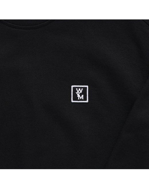 Wooyoungmi Black Patch Sweatshirt