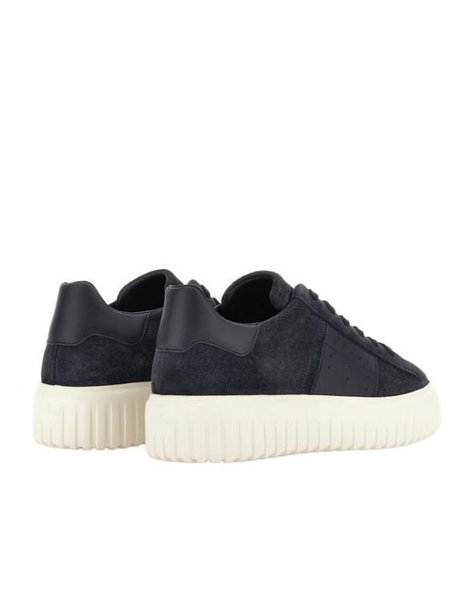 Hogan Blue H-Stripes Sneakers for men