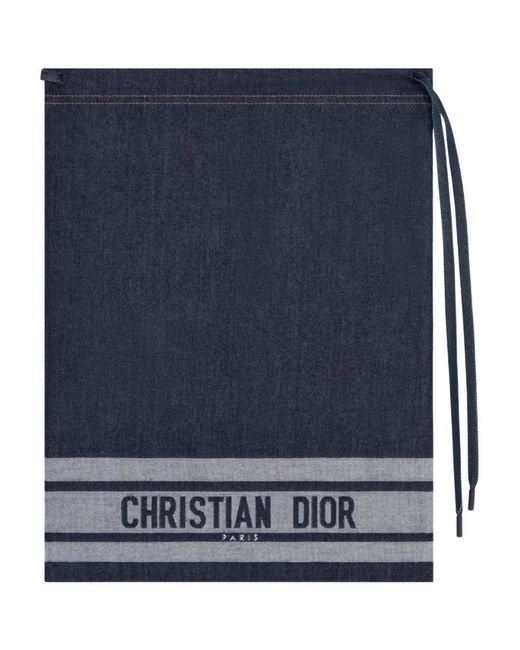 Dior Blue Multi-Pocket Denim Trousers