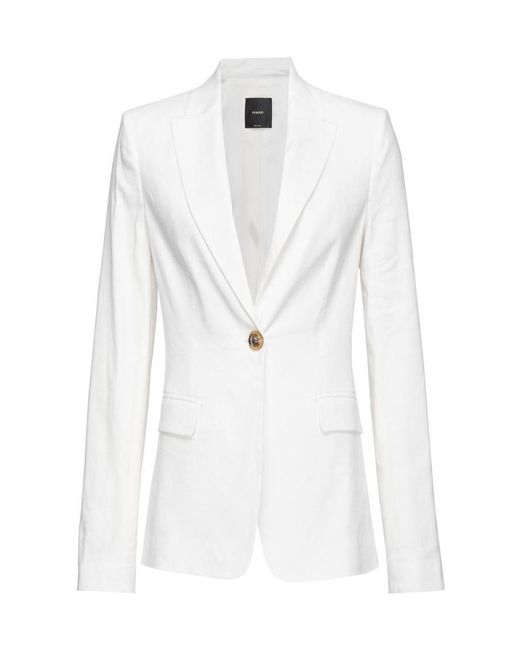 Pinko White Suit Jacket