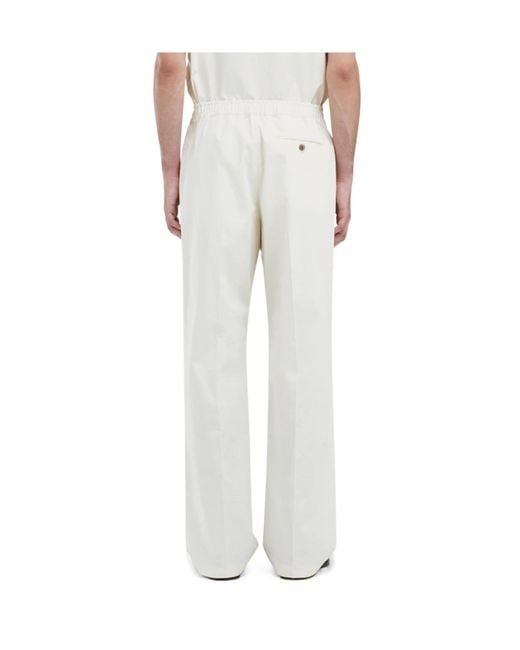 Ferragamo White Tailored Jogger for men