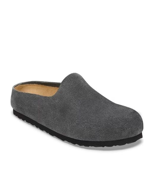 Birkenstock Brown Amsterdam Suede Slides