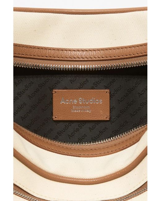 Acne Natural Camero Camera Canvas Bag