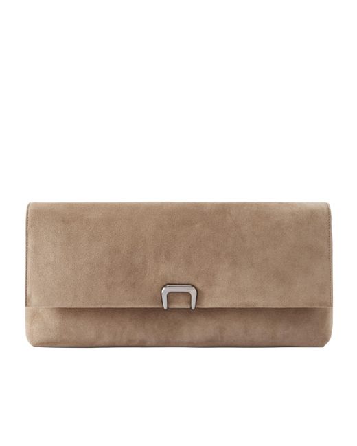 Brunello Cucinelli Natural Flap Clutch