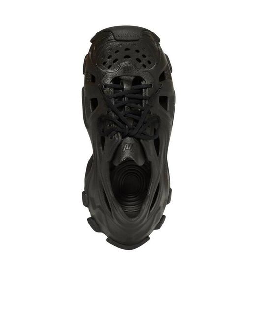 Balenciaga Black All-Over Cut Out Sneakers for men