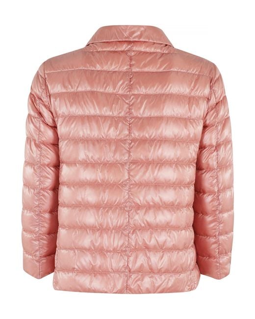 Herno Pink Quilted Down Jacket