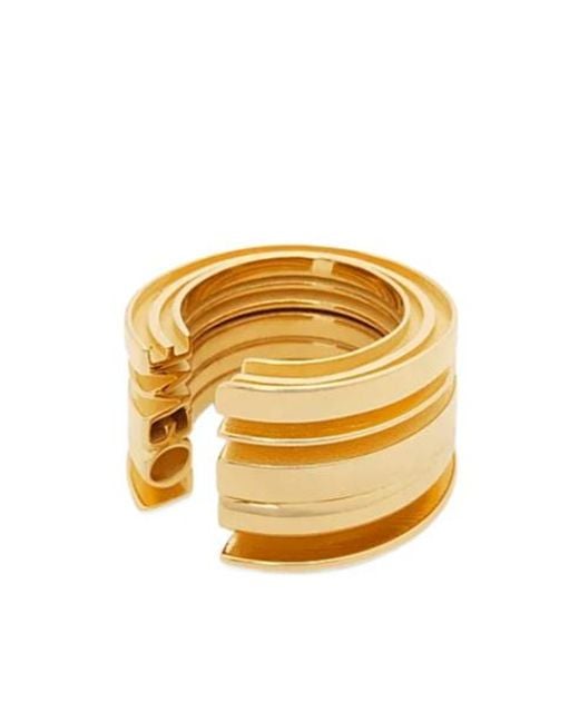 Loewe Metallic Graphic Ring for men