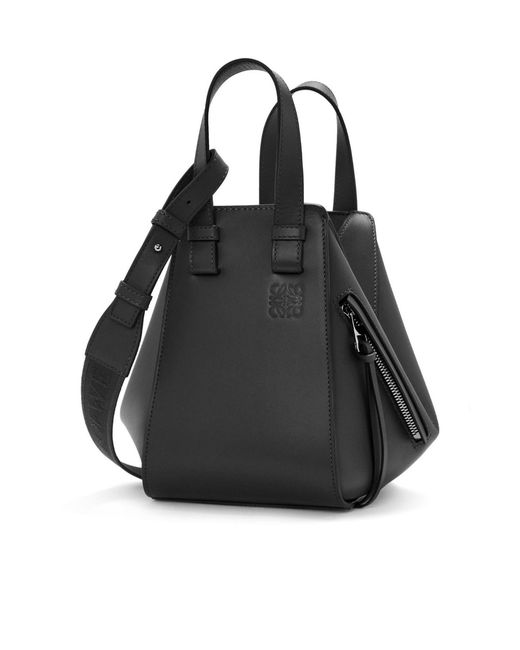 Loewe Black Compact Hammock Bag