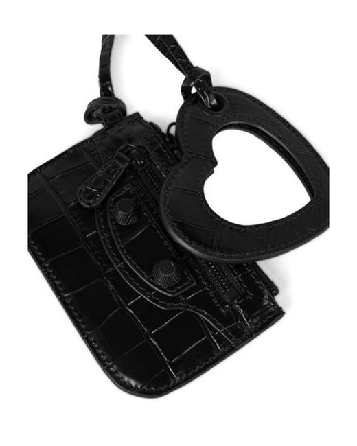 Balenciaga Black Logo Shoulder Bag
