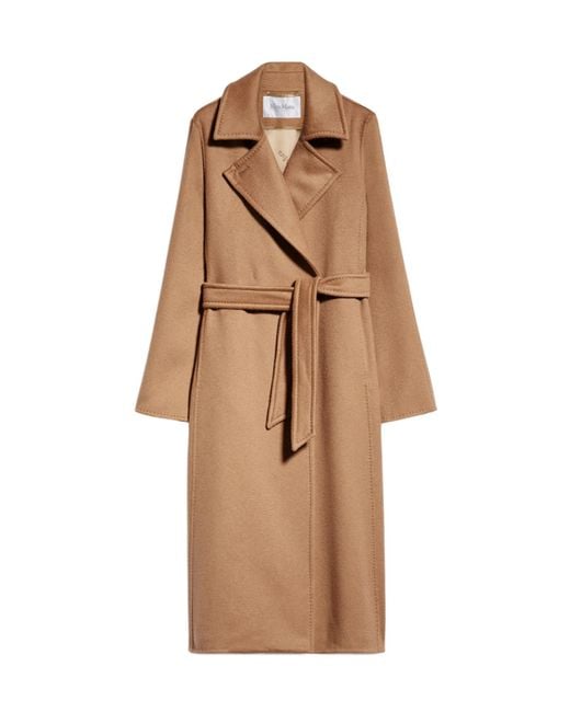 Max Mara Natural Manuela Belted Coat