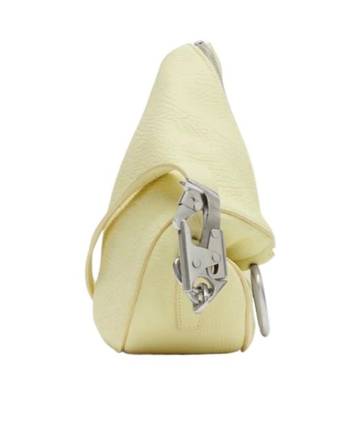 Burberry Natural Knight Leather Crossbody Bag