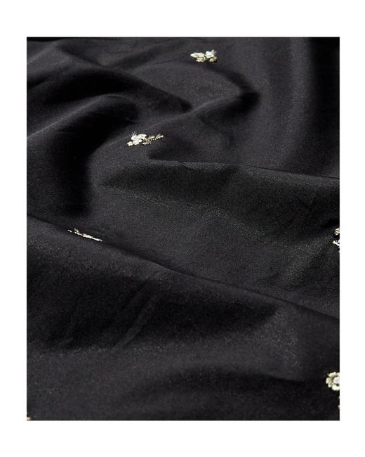 Rier Black Embroidered Shirt for men