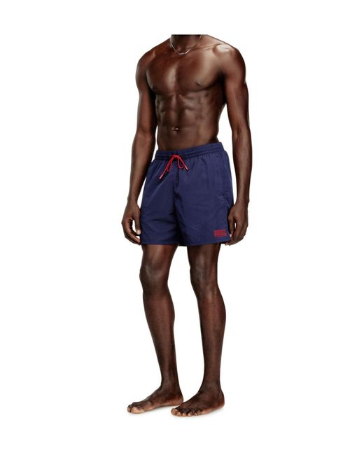 DIESEL Blue Sport-41-D-Core Swim Shorts for men