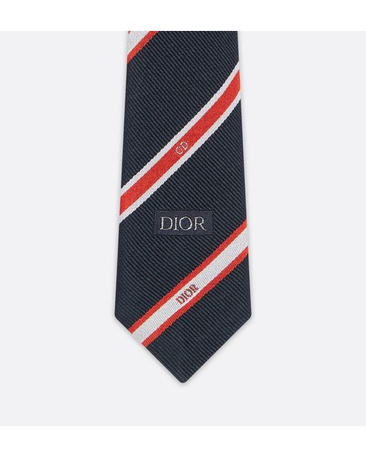 Dior White Club Tie for men