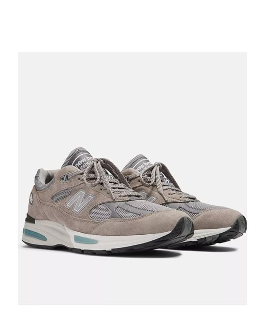 New Balance Gray 991V2 Runners for men