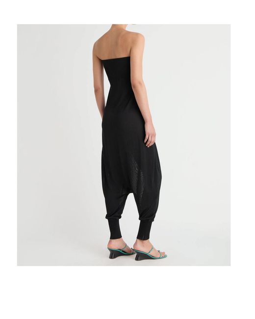 Paloma Wool Black Strapless Jumpsuit