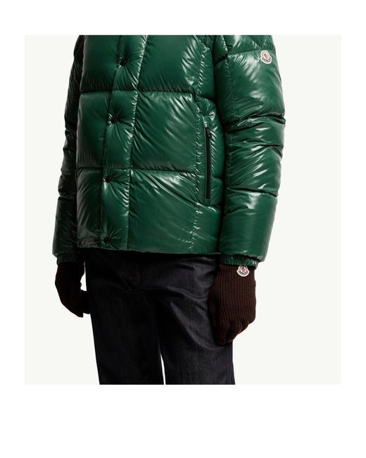 Moncler Red Wool Gloves