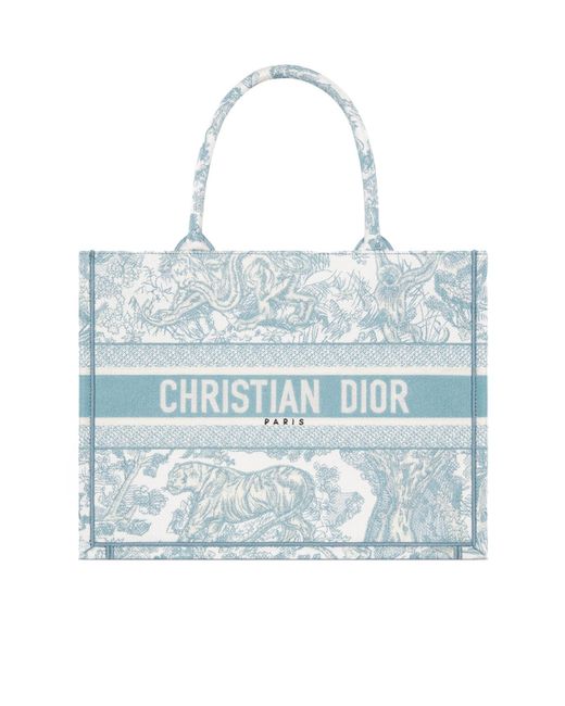 Dior Blue Medium Book Tote
