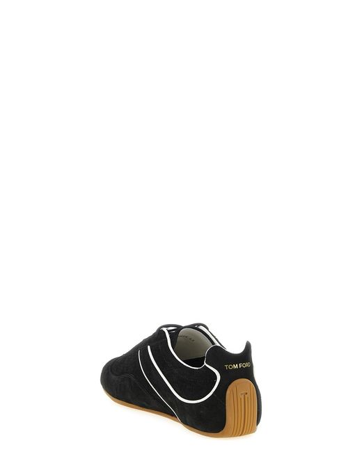 Tom Ford Black Low-Top Sneakers for men
