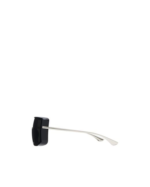 McQueen Gray Eyewear T-Bar Visor Sunglasses for men