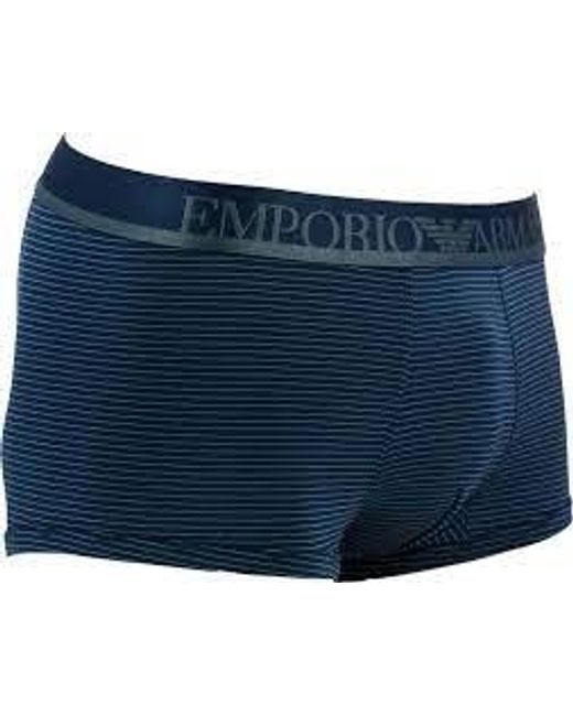 Emporio Armani Blue Logo Details Underwear for men