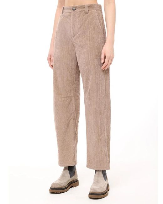 Brunello Cucinelli Natural Waistband Casual Pants