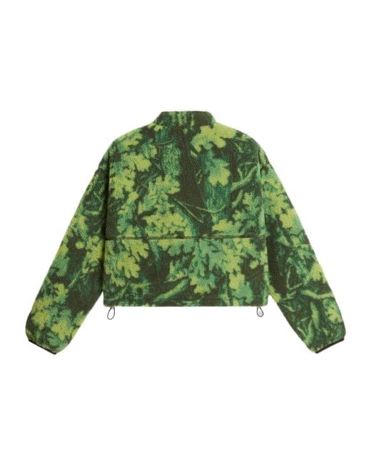 The North Face Green Extreme Pile 2 Printed Jacket W