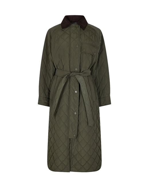 Weekend by Maxmara Green Quilted Jacket