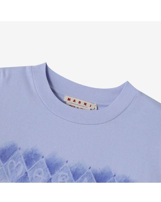 Marni Blue Short Sleeve T-Shirt