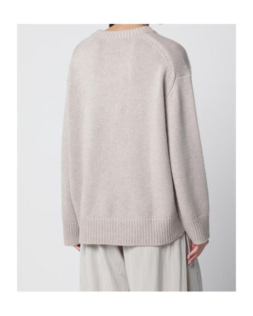 Lisa Yang Gray Noor Crewneck Sweater