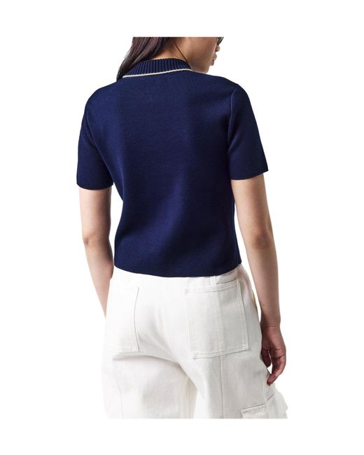 Moncler Blue Simple Short-Sleeved Shirt
