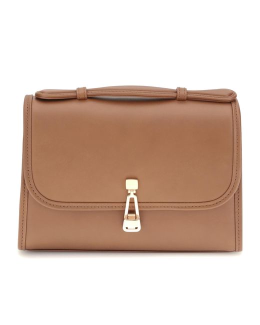 Gabriela Hearst Brown Leonora Satchel Shoulder Bag