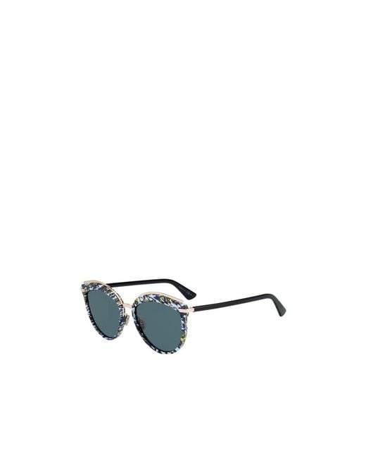 Dior Metallic Round Sunglasses