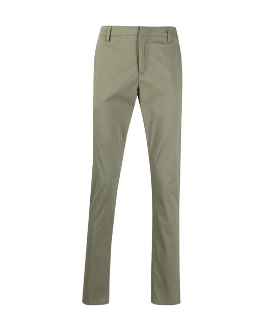 Dondup Green Gaubert Slim-Fit Pants for men