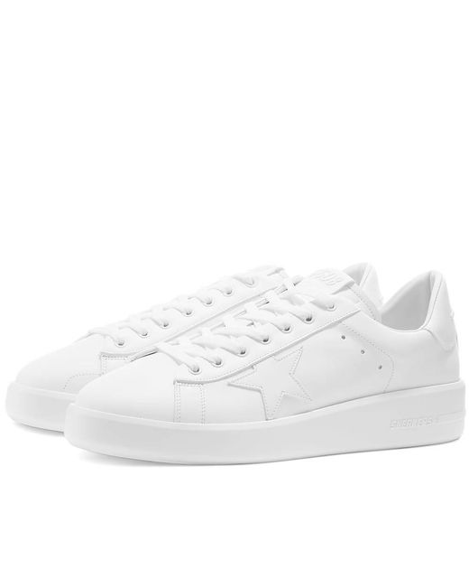 Golden Goose Deluxe Brand White Round Head Lacing Casual Sneakers for men
