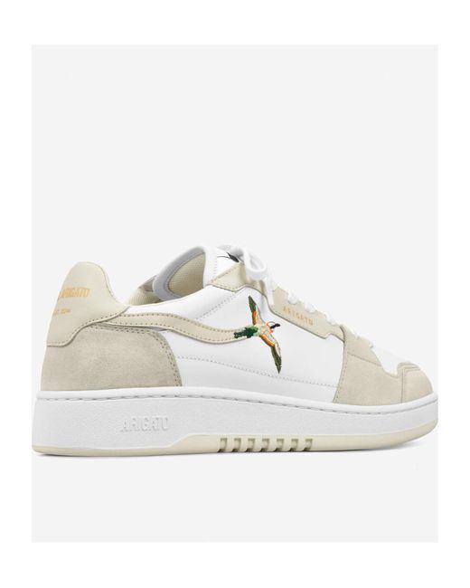 Axel Arigato White Dice Lo Bee Bird Lace-Up Sneakers for men