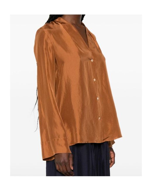 Forte_forte Brown Long-Sleeves Shirt