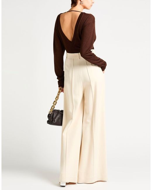 Saint Laurent Brown Long-Sleeved Bodysuit