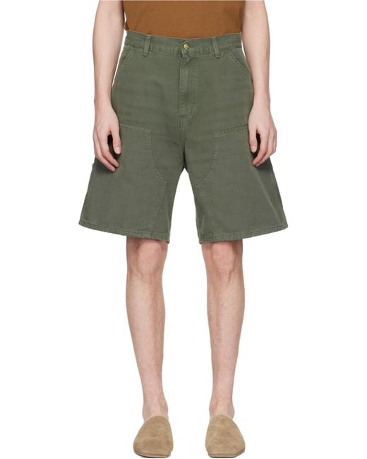 Carhartt Green Utility Work Shorts for men