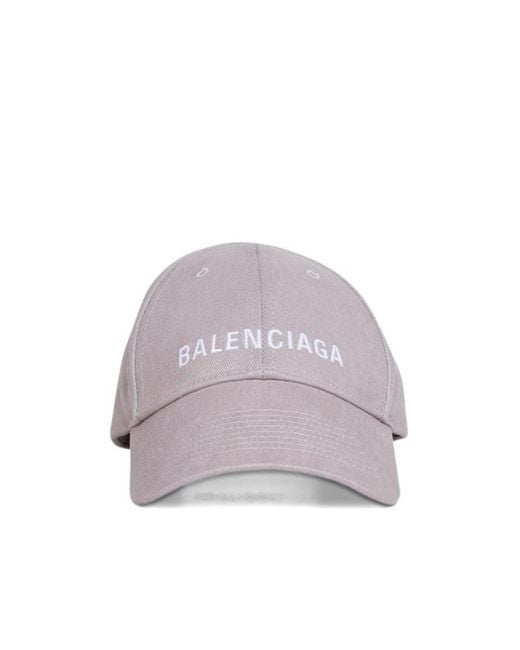 Balenciaga Purple Logo Baseball Cap