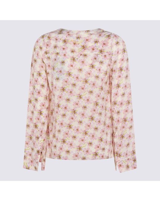 Zadig & Voltaire Pink Flower Printed Top
