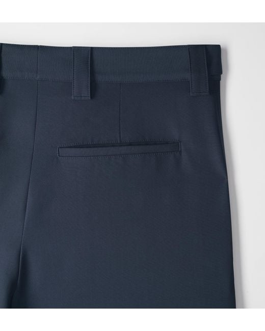 Dior Blue Casual Pants With Belt Loops for men