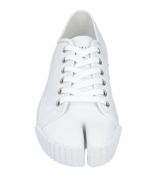 Maison Margiela White Simple Low Cut Casual Shoes