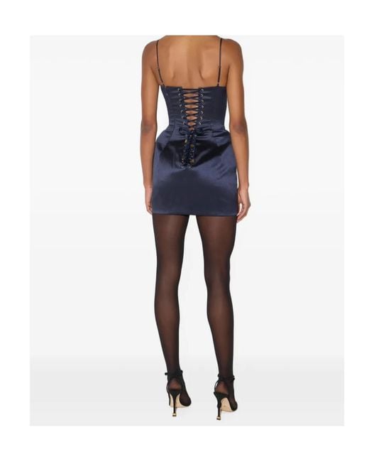 Elisabetta Franchi Blue Mini Dress
