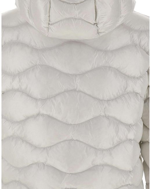 Blauer Usa Gray Blauer Bryant Wave-Quilted Down Jacket for men