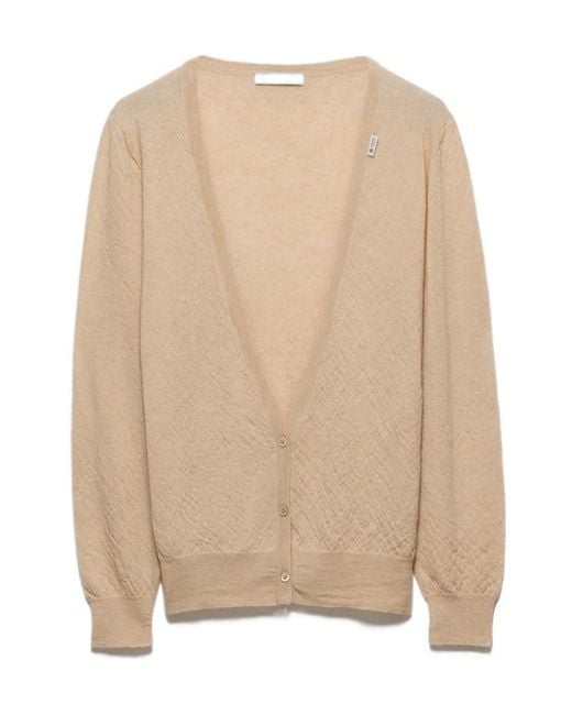 Prada Natural Cashmere Cardigan