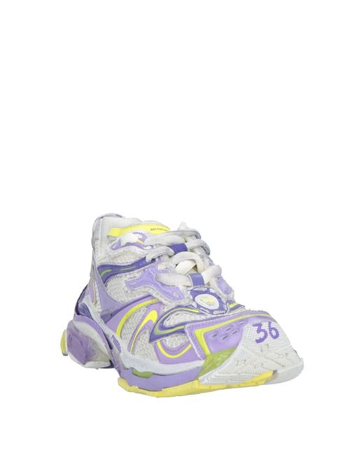 Balenciaga Blue Multi-Colored Platform Sneakers