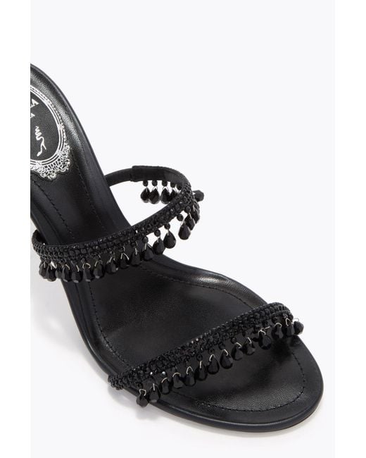Rene Caovilla Multicolor Chandelier Crystal-Embellished Sandals