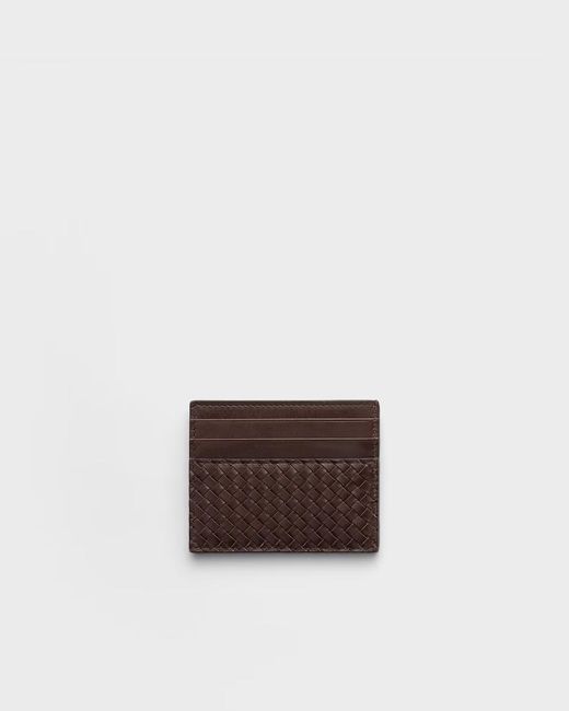 Prada Brown Leather Card Holder for men